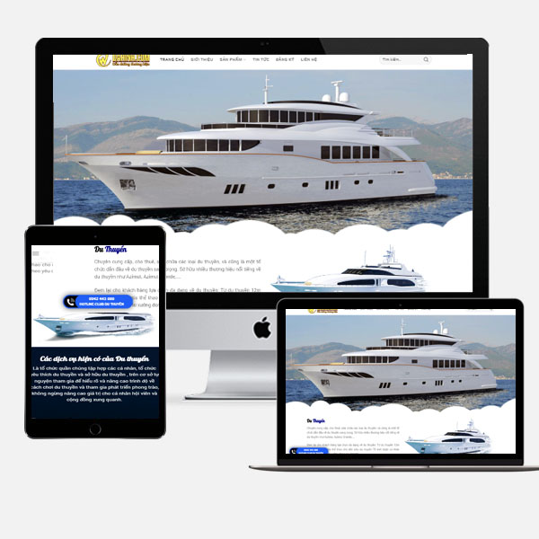 Thiet ke website du thuyen tau du lich